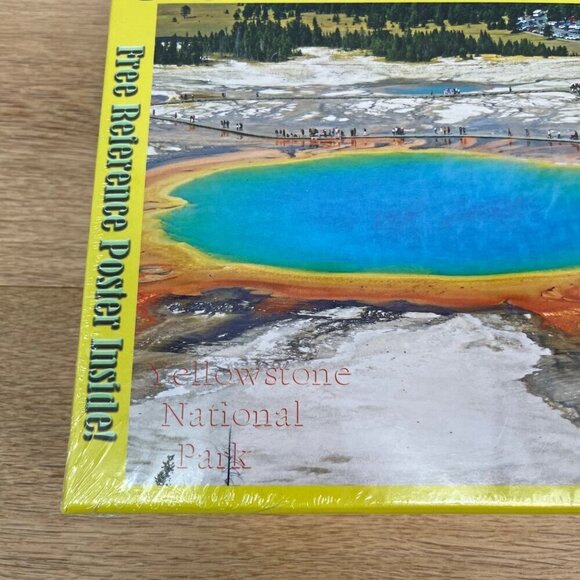 Americas National Parks 500 Piece Jigsaw Puzzle Yellowstone Spring NEW SEALED - Picture 2 of 9